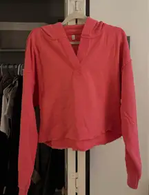 Hooded lounge sweatshirt