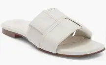 Bruno Magli Cream Slide Sandals