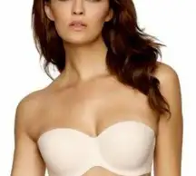 Felina Women Bare Nude Hint of Skin Seamless Contour Strapless Bra Size 32B NEW