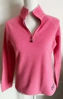 Vineyard Vines • Pink Fleece Quarter Zip Pullover