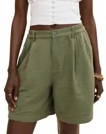 AE Aerie Daybreak Trouser Short American Eagle Green Olive Fun NWT Medium