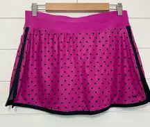 Nike Purple and Black Polka-Dot Golf/Tennis Skort Size‎ S