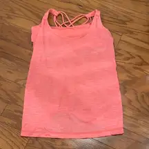 lulu lemon top with built in sports bra