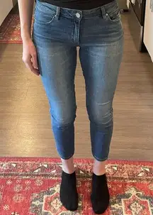 Garage Mid-Rise Ankle Jeans