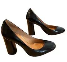 Coach  Ophelia Black Leather Pumps Heels Size 7​​​