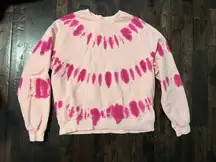 Pink Tie Dye Sweatshirt