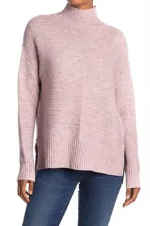 Sweet Romeo Blush Ribbed Knit Top
