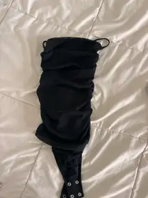 Garage Lace-Up Bodysuit