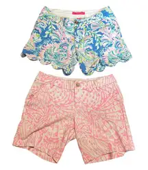 Lilly Pulitzer Shorts Bundle – 2 Pairs – Vibrant Prints – Resort & Summer Ready