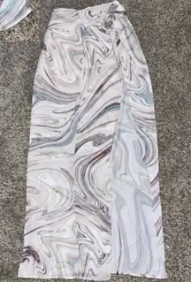 ♻️NWT-discovery halter top and slit skirt set