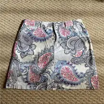 Croft & Barrow Skort Sz 10 Classic Fit short Skirt Women's