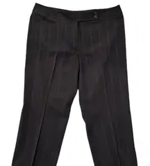 Style & Co Black and Pink Pinstripe Dress Pants