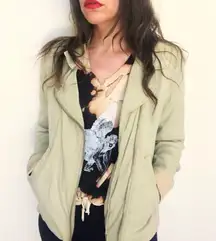 Calvin Klein Khaki  Moto Jacket