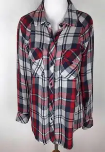 Rails Red Flannel Top