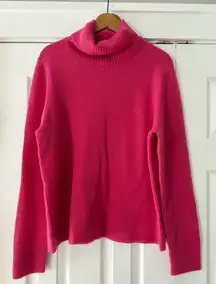 Caslon Vibrant Pink Turtleneck Sweater Size XL‎ NWOT