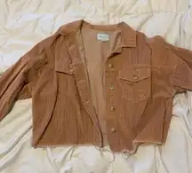 American Eagle Outfitters Burnt Orange Corduroy Jacket