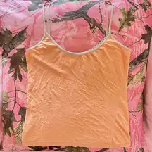 y2k vintage 2000s summer orange peach cami