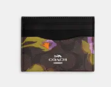 Coach Small Floral Card Case