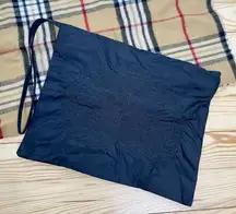 Burberry Black Pouch Travel Bag Embroidered Knight Horse Nova Check Cosemetics