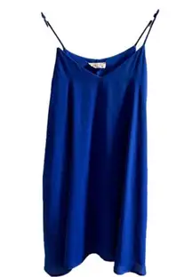 Women’s Peach Love California Royal Blue Mini/Slip Dress Sz Medium