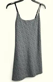 Abercrombie & Fitch navy blue printed active dress skort lined size XS Tall