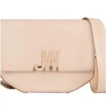 New  JULES SMALL LEATHER SADDLE CROSSBODY Handbag IN SAND BLUSH Pink