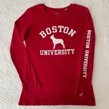 Boston University BU Terriers Long Sleeved T-Shirt Tee Shirt League