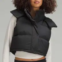 Lululemon Wunder Puff Super-Cropped Vest Black 6