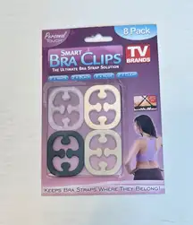 Smart Bra Clips 8 Pack - White, Black, Nude, Clear