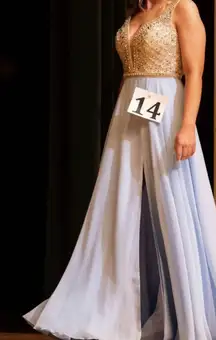 Blush Pageant Prom Dress