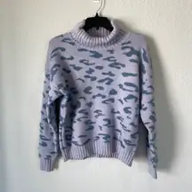 Animal Print Sweater Size S