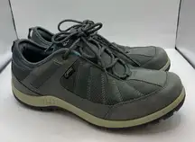 Ecco  Gore-Tex Hiking Trail Outdoor Shoes Sneakers Receptor Sz 38 Gray 7-7.5US