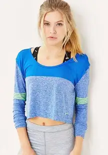 Long Sleeve Epic Knit Mesh Crop Top