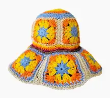 Peter Grimm  crochet flower bohemian hat