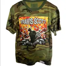 Diamond Supply Co. x Travis Scott camo graphic tee size small