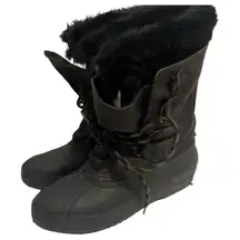 Sorel Badger Black Duck Boots Women's Sz. 8