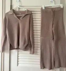 Knit Sweater Set