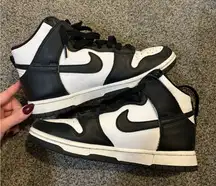 Nike High Top Panda Dunks