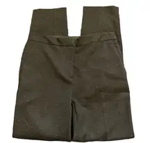 Zara Basics Black Trouser Pants Polka Dots Size Med EUC #4470