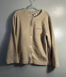 Harley-Davidson Teddy Vintage Full Button Sweater Jacket