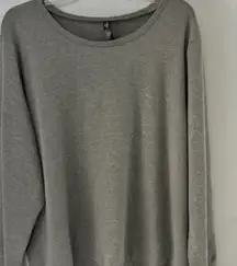 Torrid Sleep 2X Gray Fleece Pullover Long Sleeve Soft Cozy Loungewear Casual