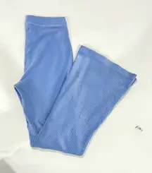 Aerie Corduroy Blue Flare Legging Pangs