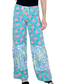 Vintage Y2K Handmade Colorful Floral Hippie Patchwork Casual Cotton Pants
