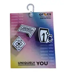 Icelantic Alpine Skis Logo Croc Shoe Jibbitz Set Brand New Collectible Rare