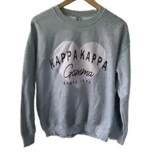 Gildan Kappa Kappa Gamma KKG Sorority Crew Neck Cotton Blend Sweatshirt M