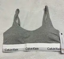 Calvin Klein Gray Lightly Lined Convertible Medium Bralette