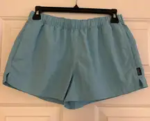 Patagonia Women's Athletic Shorts in Light Blue