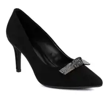 Jones New York Women's Bennami Embellished Bow Dress Pumps- Size 7.5