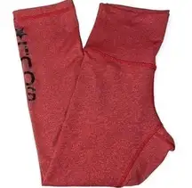 Soulcycle Women’s Size S Red Black Marled Leggings