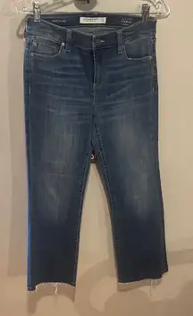 Liverpool Los Angeles 4/27 crop flare exp logical womens jeans